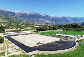 Piste d'athlétisme Ecossia de Sierre