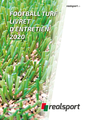 Livret d'entretien des terrains synthétiques