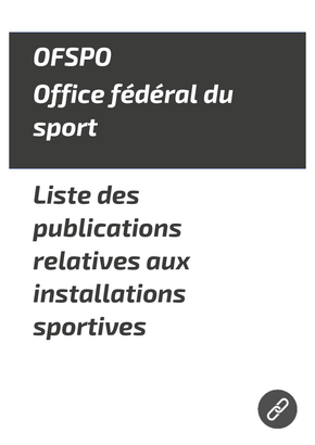 OFSPO infrastructures sportives