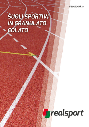 Suoli sportivi in granulato colato